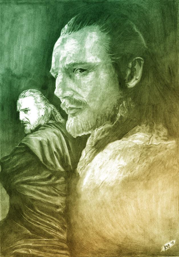 IN MEMORIAM - Qui Gon Jinn by Kate