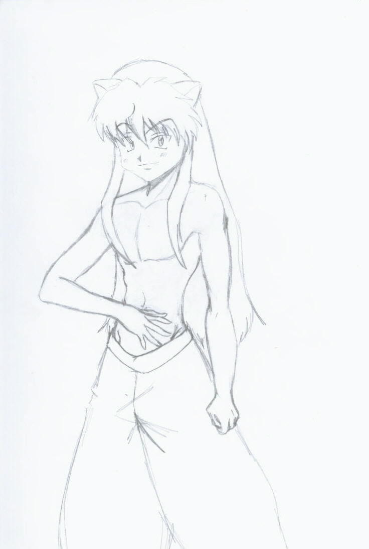 Inuyasha, the one and only demon ^^ by Katgi-Jaganshi