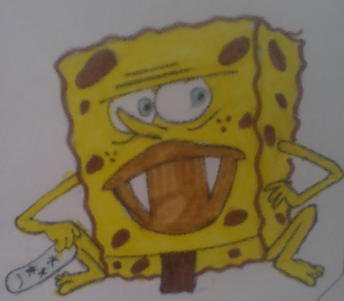 SpongeBob from StoneAge #4 by KathanKratz