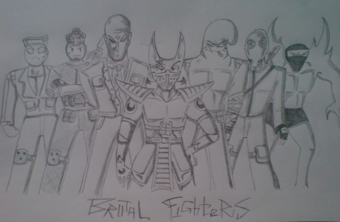 Brutal Fighters (OCs) by KathanKratz
