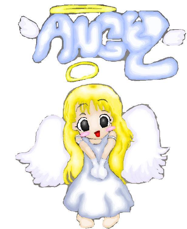 Angel in 3D...kinda by Katibird93