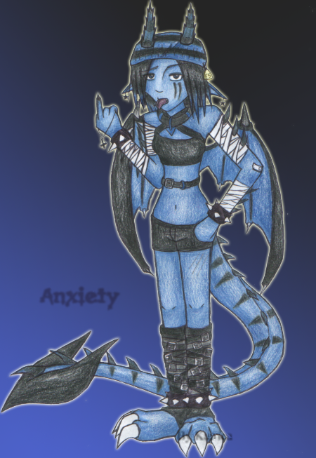 Anxiety by Katrica