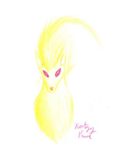 Colored Pencil Ninetails by Katzy_Pawe