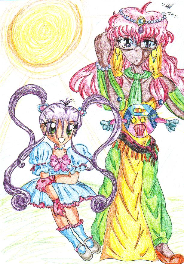 Lilac and Nellarune by KawaiiAmethist