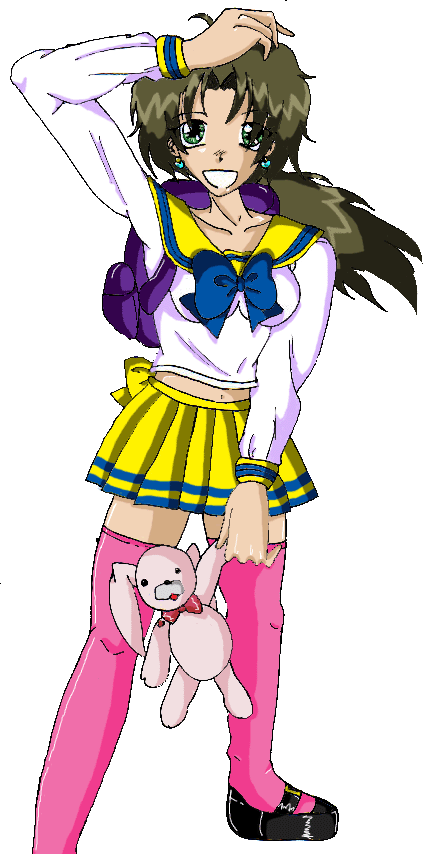 Ryuko Sakuma the Schoolgirl by KawaiiAmethist