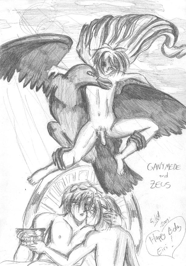 Ganymede and Zeus by KawaiiAmethist