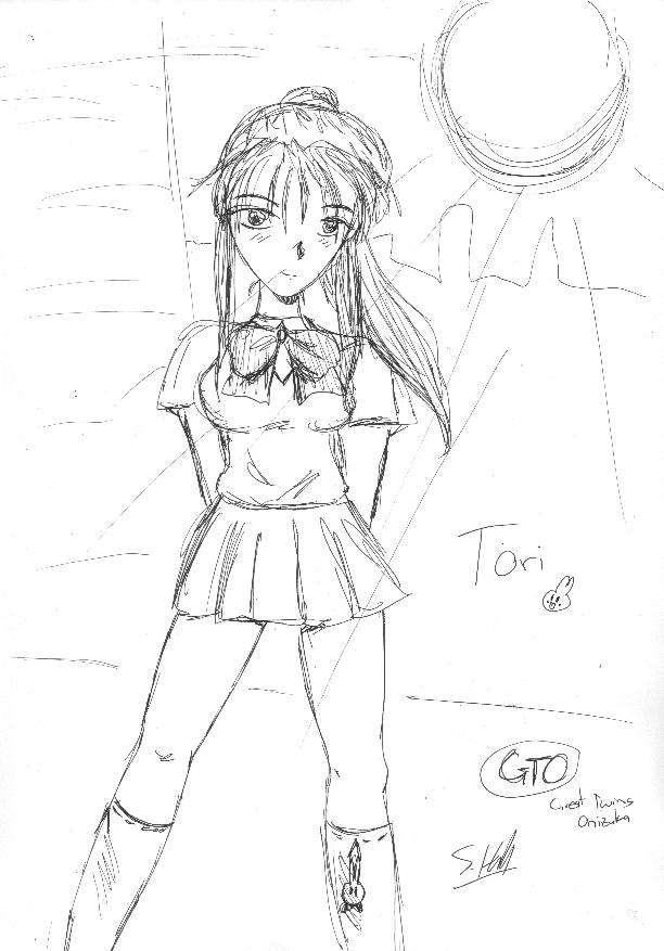 Tori Onizuka in school uniform by KawaiiAmethist