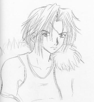 Squall Sketch *request for killagamelord* by Kawaii_Kimimaro