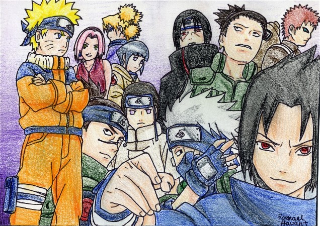 The Naruto Gang by Kawaii_Kimimaro