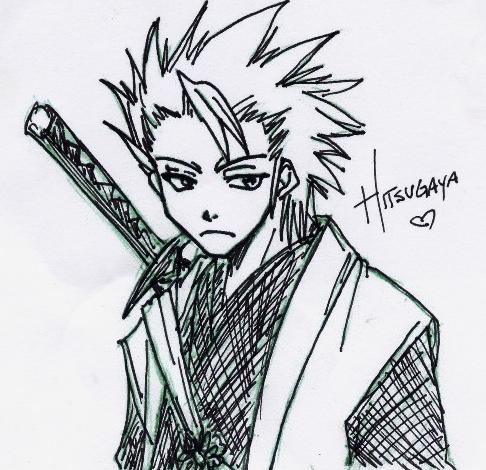 Hitsugaya sketch by Kawaii_Kimimaro