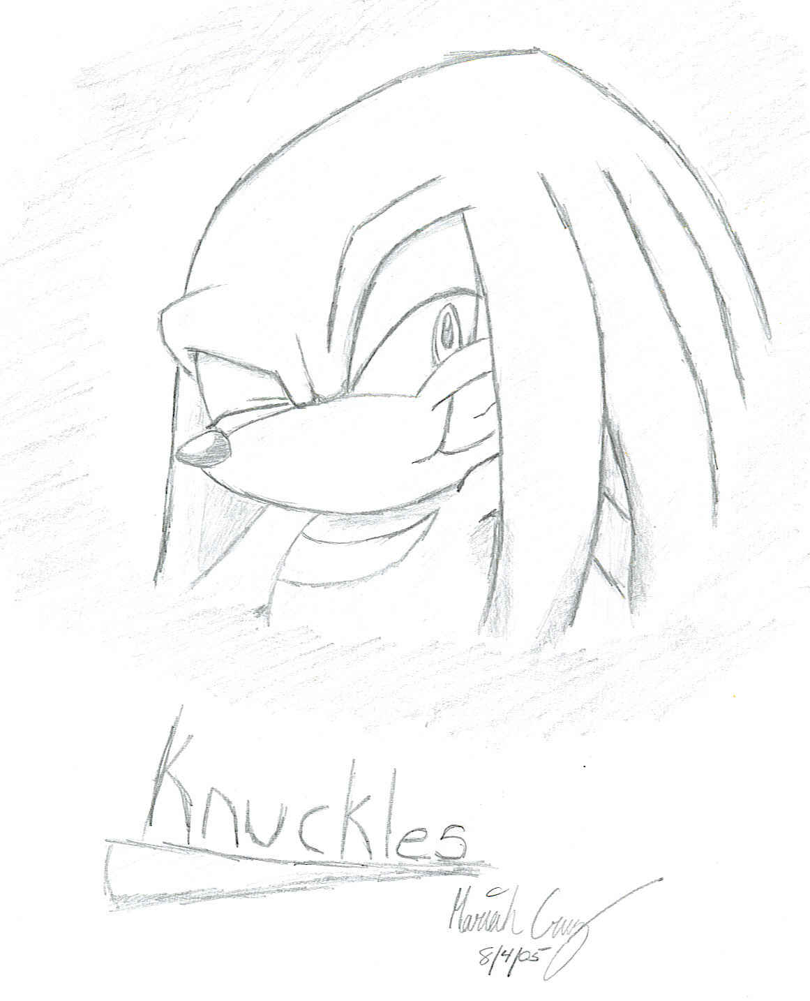 Knuckles by Kawaii_Kuki