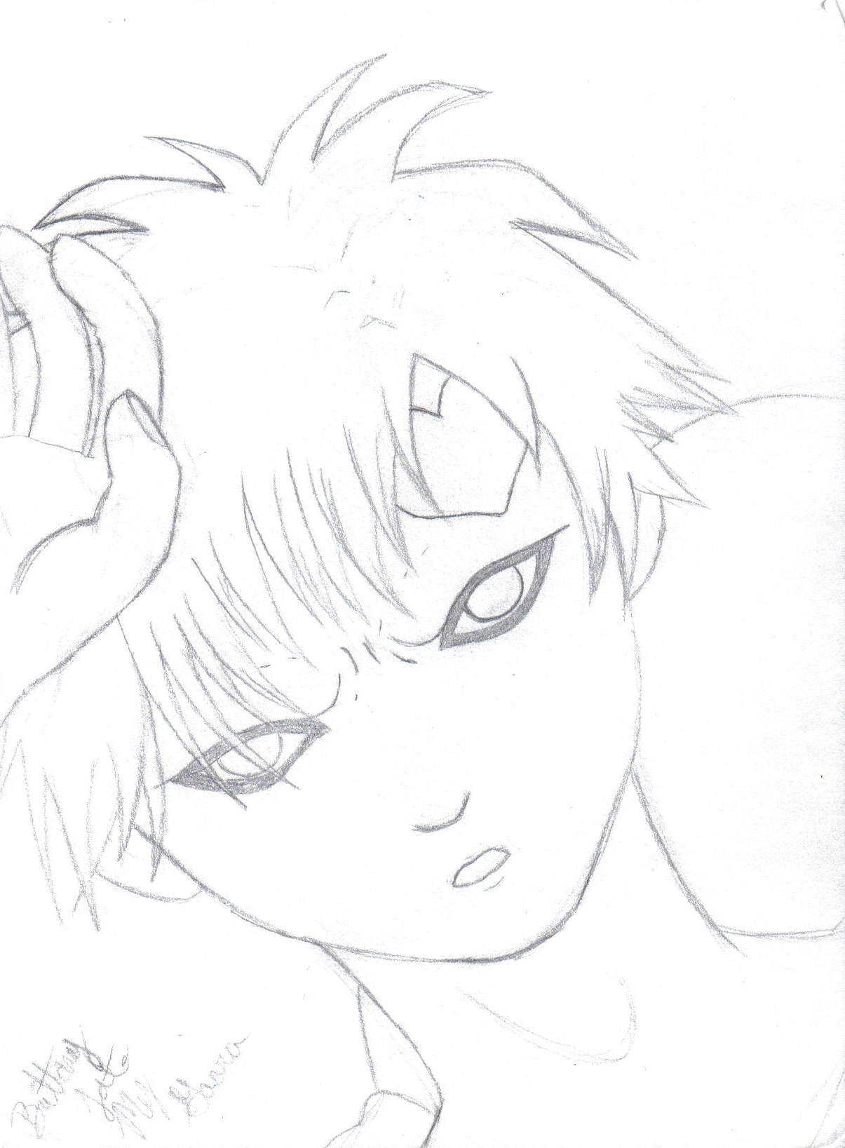 First ever pic of Gaara by Kaybe
