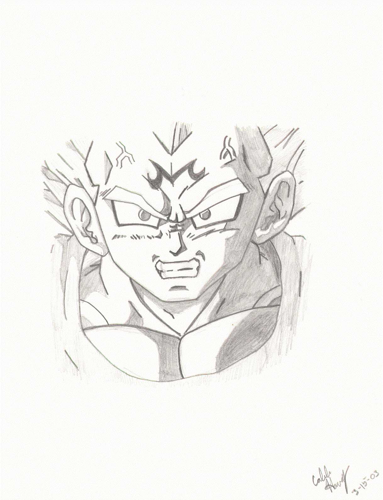 Angry Vegeta by Kaybo_Sasuke