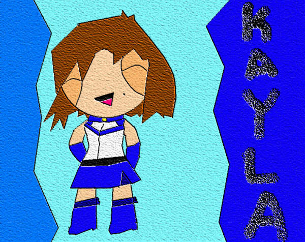 Me in yugioh GX form (chibi) by Kayla_The_Hedgehog