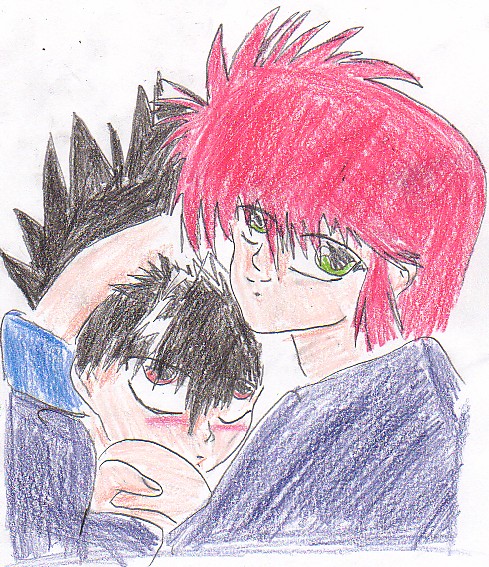 !!!my first Hiei/Kurama pic, PLEASE COMMENT!!! by Kaze