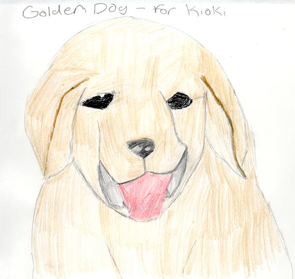 Golden Puppy for Kioki! by Keana