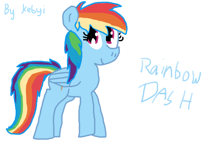 Rainbow Dash by Kebyi