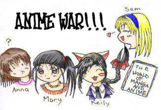 The Anime War Crew CG by Keily