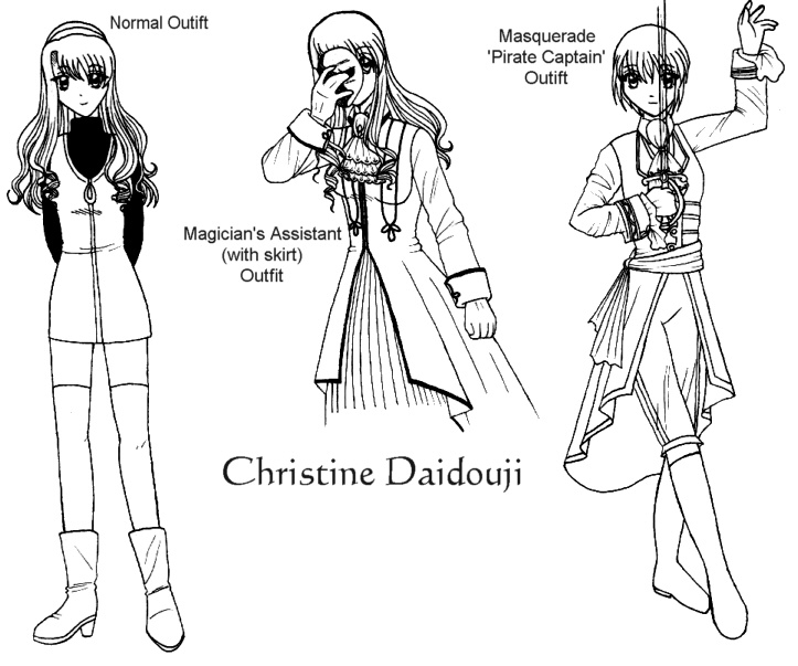 Phantom Angel: Christine's Outfits by Keily