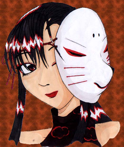 Fox Mask: Evil Uchiha Version by Keily