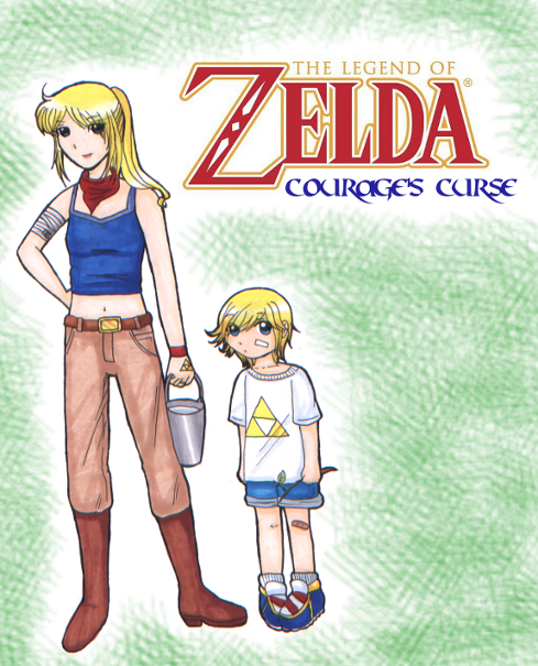 LoZ:Courage's Curse Protagonists by Keily