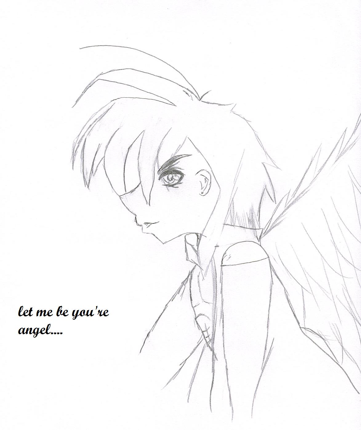 "Let me be you're angel"  staring DARK! by Keito-Chan