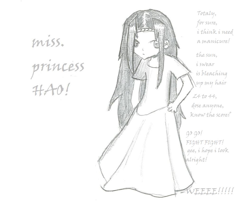 *Presenting  Miss....Princess........HAO!!* by Keito-Chan