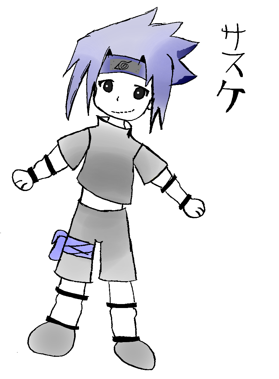 !!Sasuke PLUSHIE! (new coloring...=^-^=) by Keito-Chan