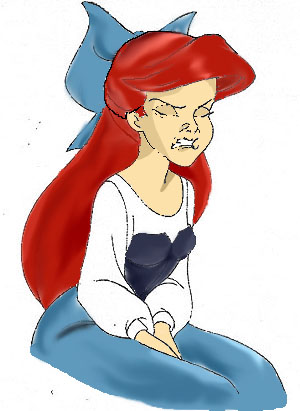 Ewwww....*Ariel makes a face* by KeitorinAsthore