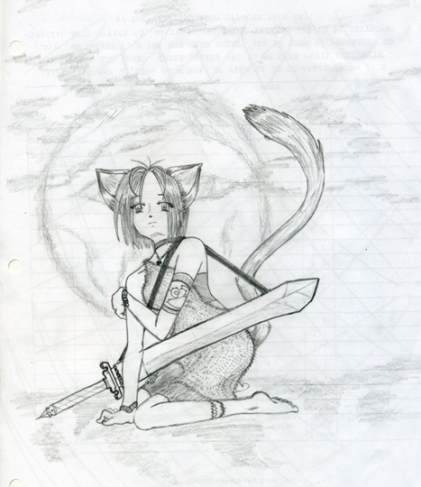 Neko Warrior by Keiyou