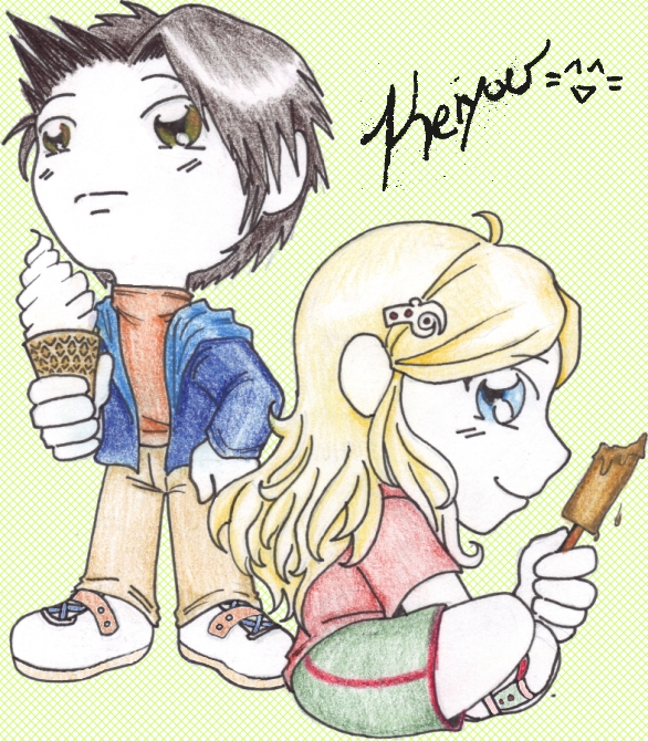 Young Love and Ice Cream by Keiyou