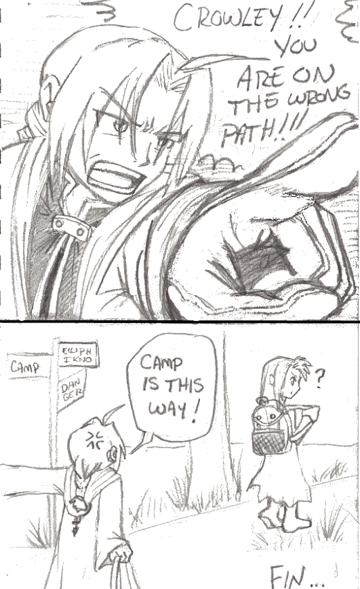 YOU ARE ON THE WRONG PATH, CROWLEY! by Keiyou
