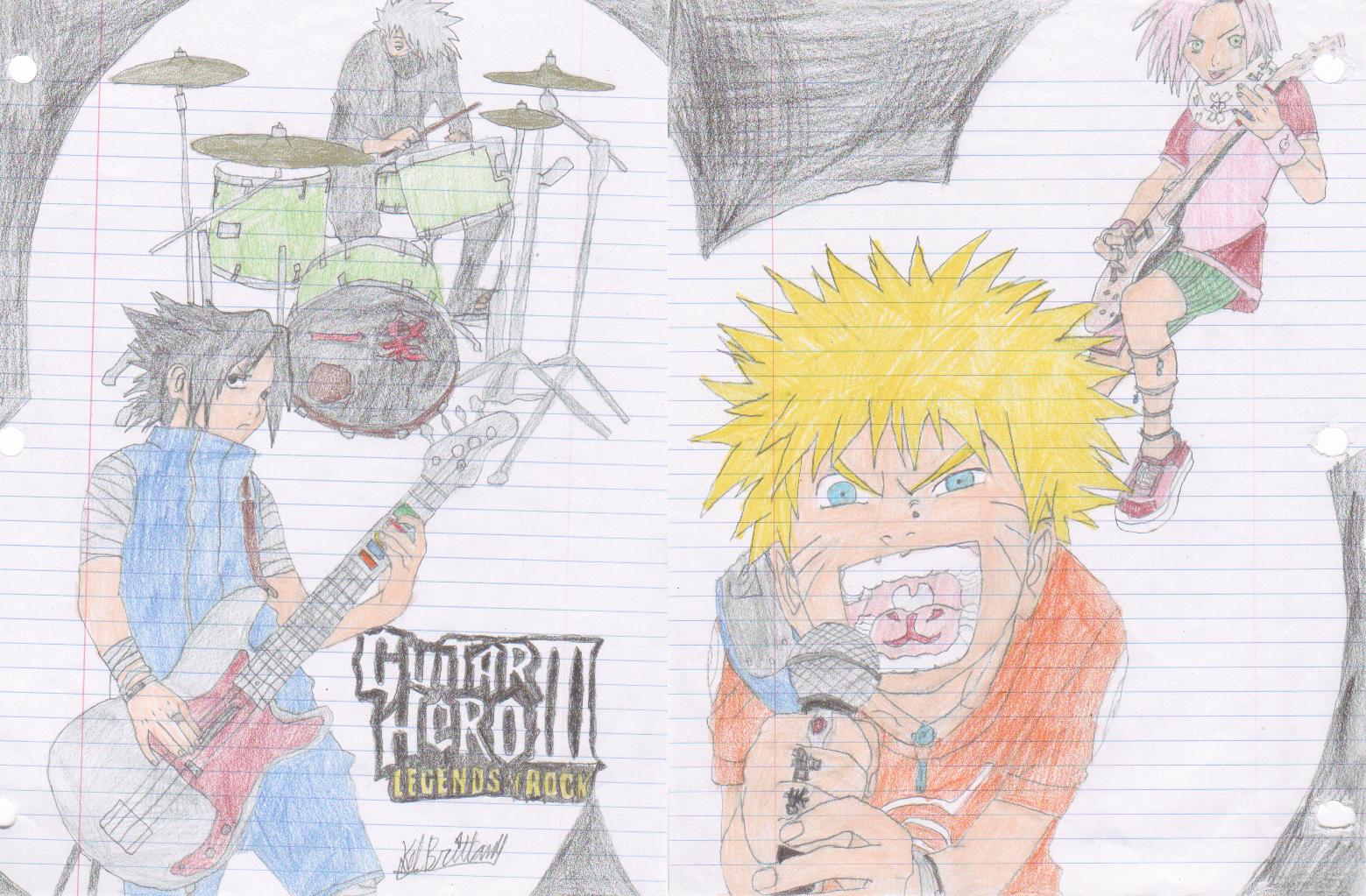 Naruto Guitar Hero by Kelalailea