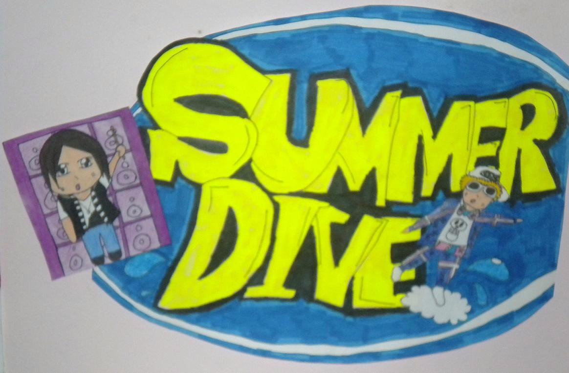 Summer Dive Poster by Kelalailea