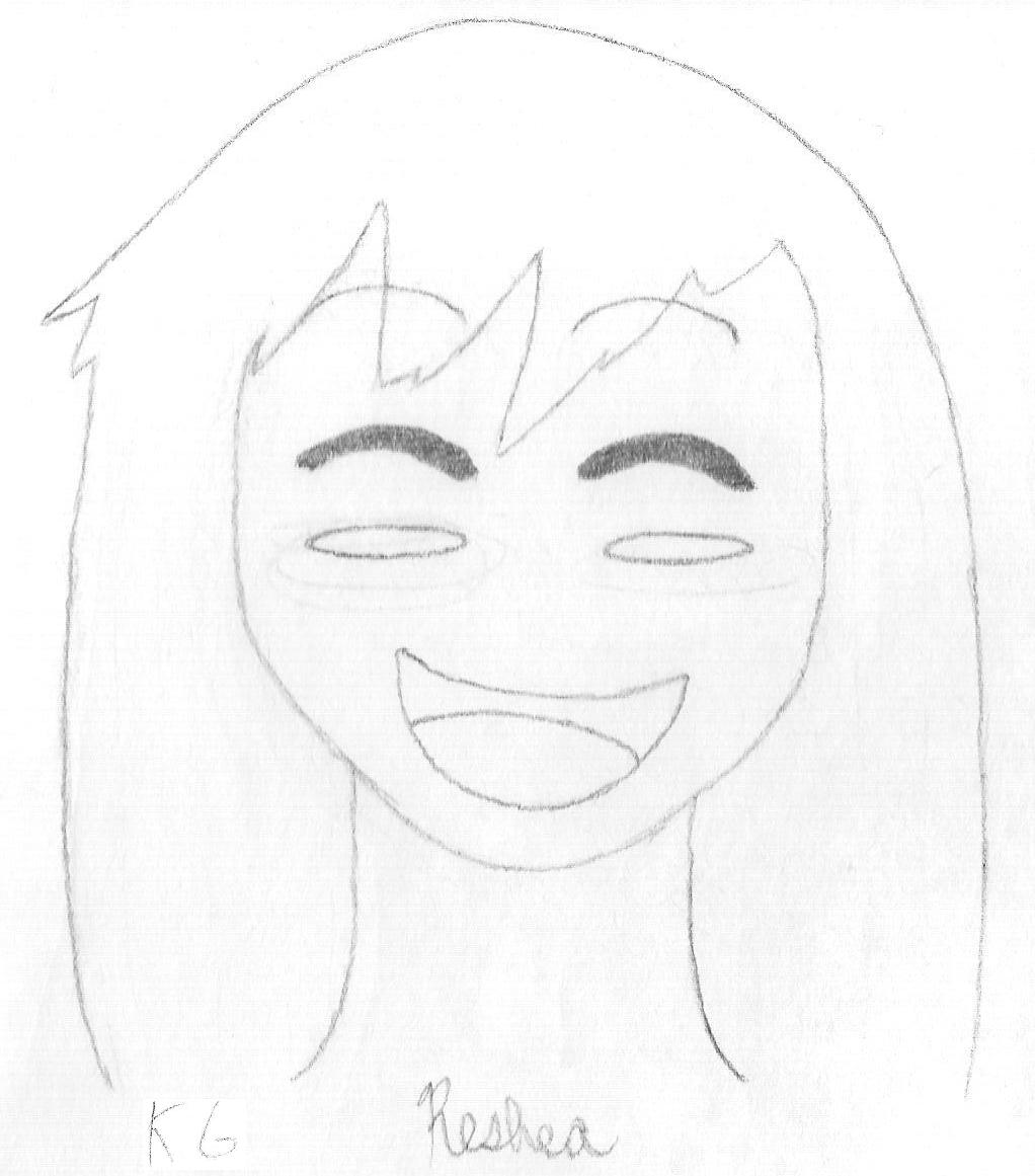 Smiling Chibi Reshea (gift for YamiRevea) by KelekiahGaladrian