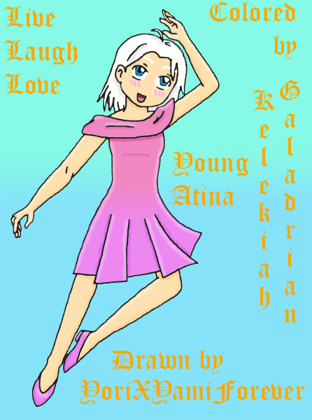 Wulf-chan's Atina Bakura Colored by Me! by KelekiahGaladrian