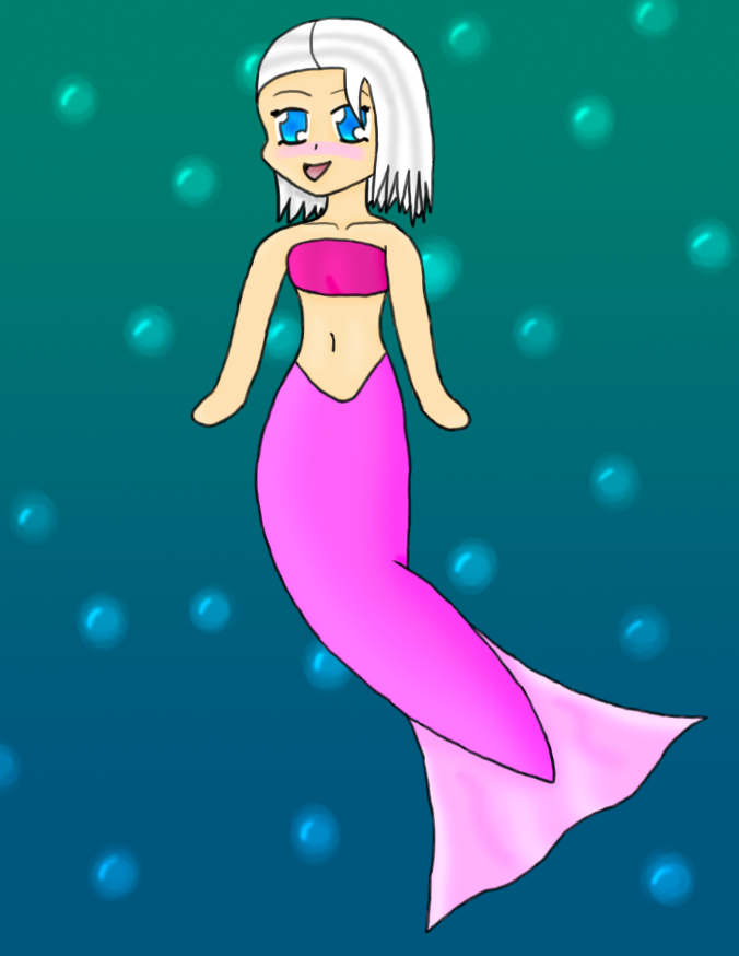 Chibi Mermaid Atina by KelekiahGaladrian