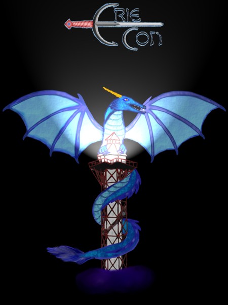 Dragon on Tower by KenshinKyo