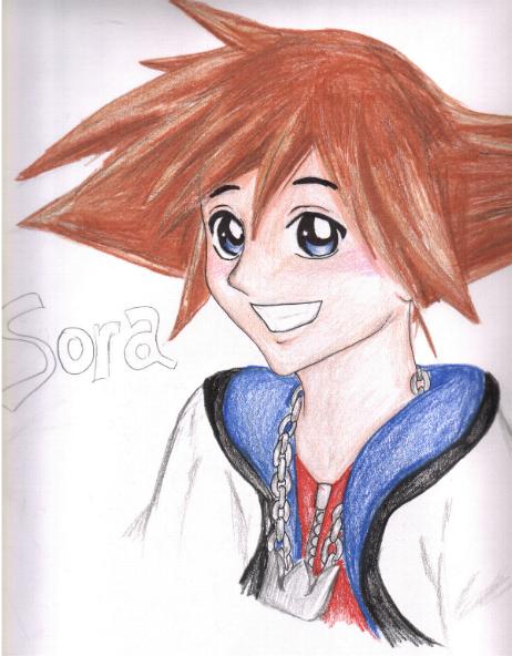 My first pic of Sora by Kerushi