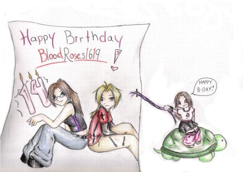 Happy-Belated-Birthday BloodRoses1619 by Kerushi