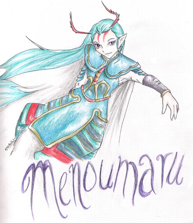 Menoumaru for Michiko_the_Wind_Goddess by Kerushi
