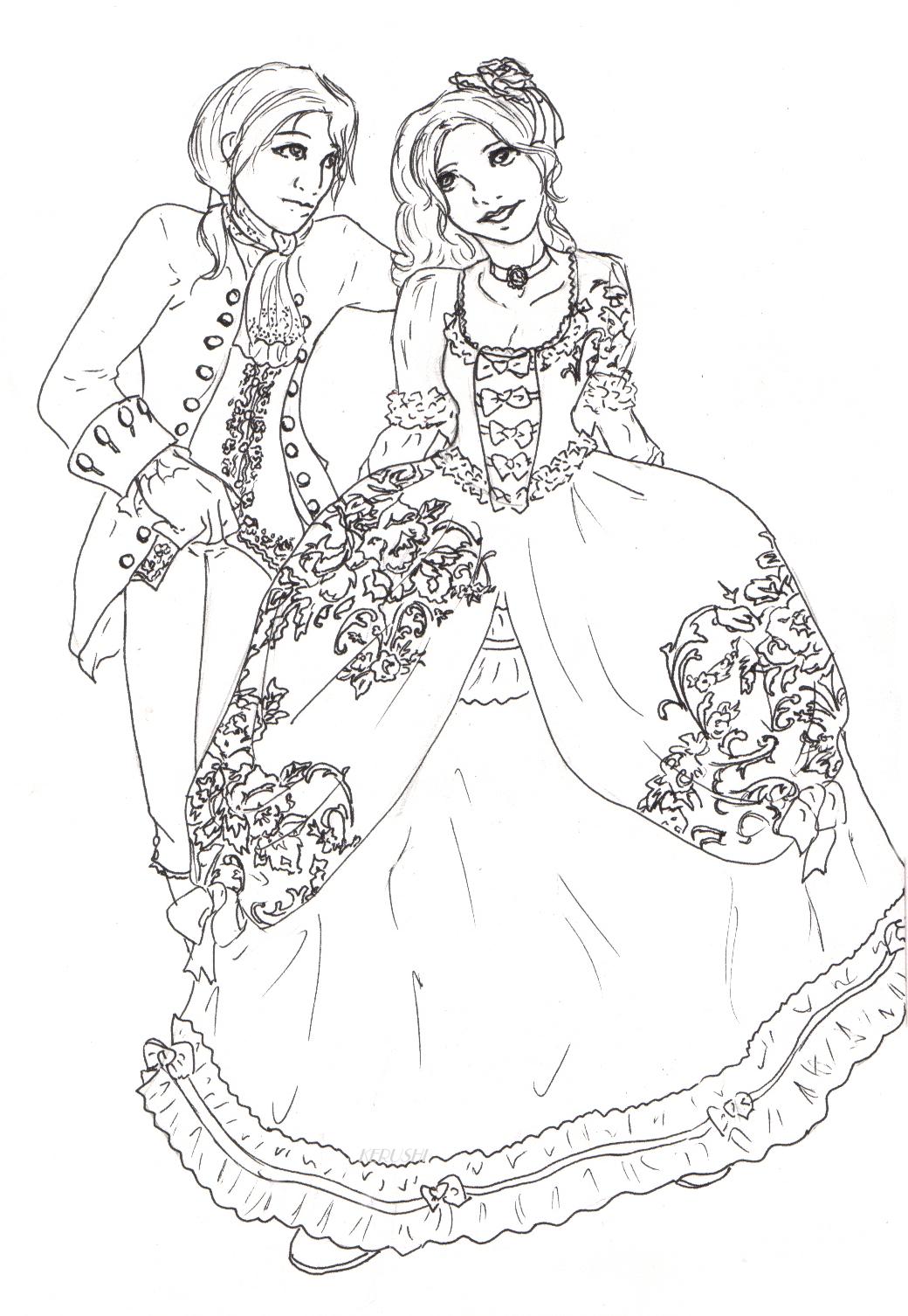 Rococo Couple by Kerushi