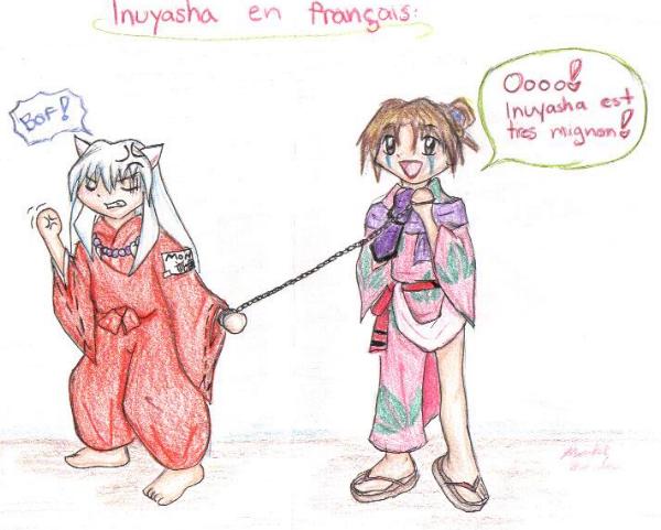 Inuyasha in French (Inu and Jakotsu-not real yaoi) by Kerushi