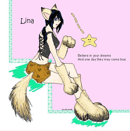 Neko Lina, for LinaChan! by Kerushi