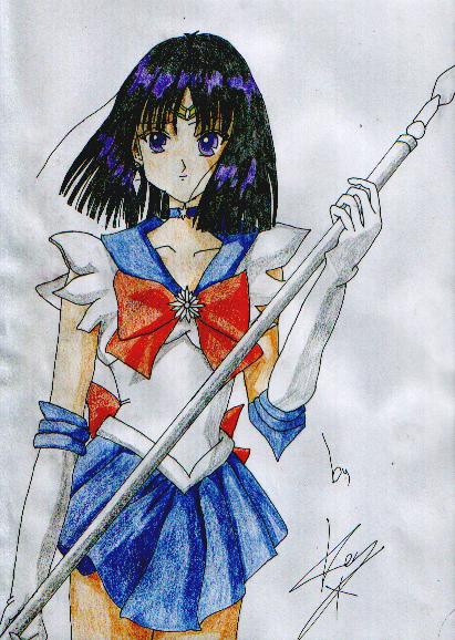 Come on smile Sailor Saturn! by Kes