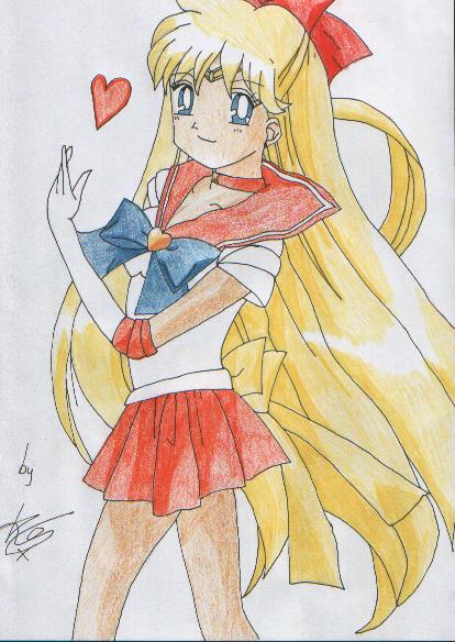 Sailor Venus Possing! by Kes
