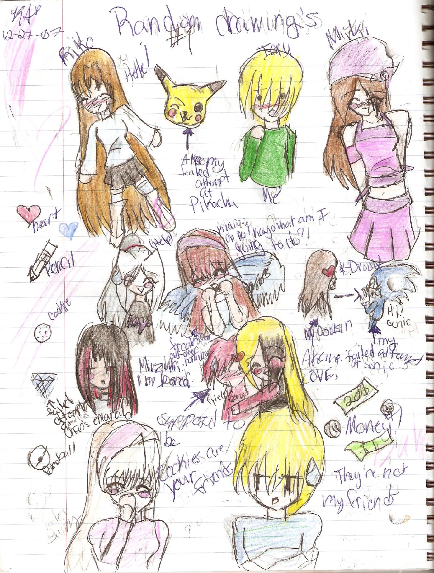 Random drawings by KiaraAkira