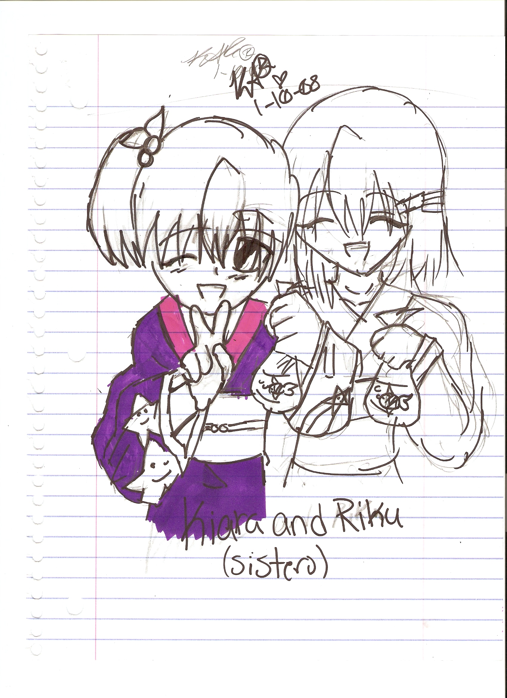 Young Kiara and Riku by KiaraAkira