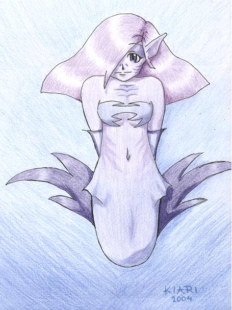 Purple Mermaid by Kiari