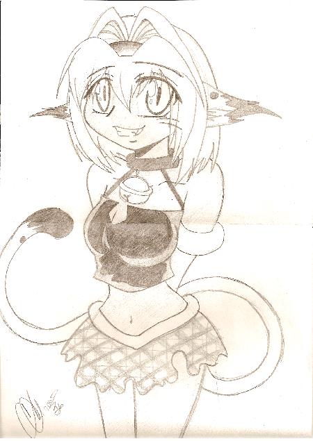 Cute Kitty Girl by Kibachan14